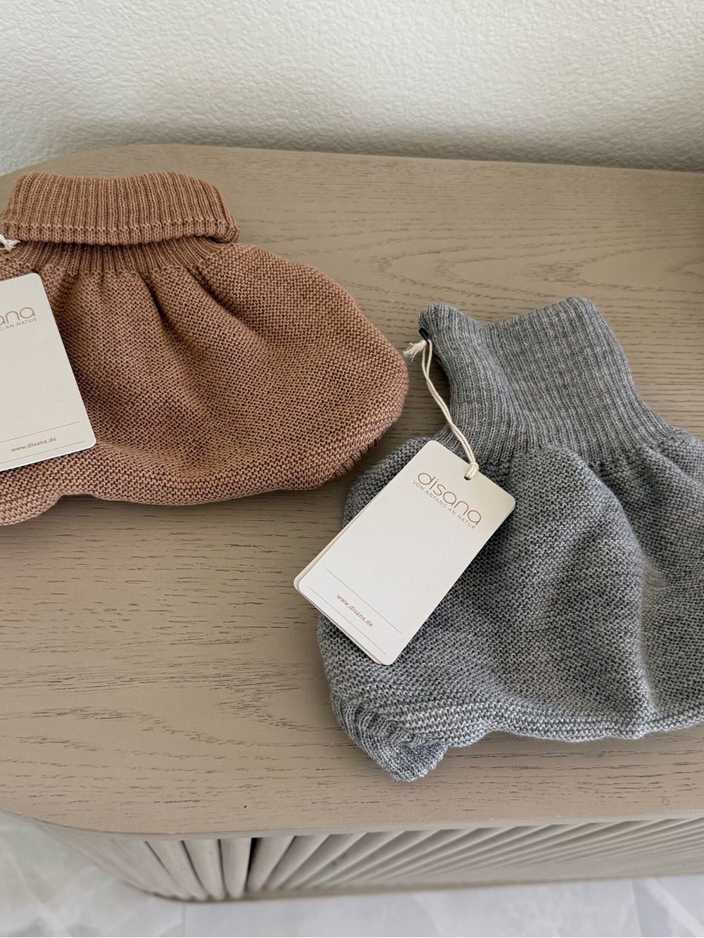 100% Wool Diaper Covers - Gray and Brown